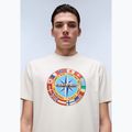 Men's Napapijri S-Dorees beige dimity T-shirt 3