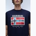 Men's Napapijri S-Dorees blu marine T-shirt 3