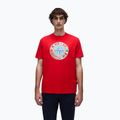 Men's Napapijri S-Dorees red goji t-shirt