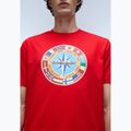 Men's Napapijri S-Dorees red goji t-shirt 3