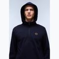 Men's Napapijri B-Badge Half Zip Hooded sweatshirt blu marine 5