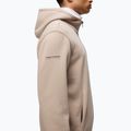 Men's Napapijri B-Badge Half Zip Hooded sweatshirt beige rocky 4