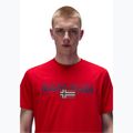 Men's Napapijri S-Aylmer red goji t-shirt 3