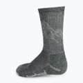 Smartwool Classic Hike Light Cushion Mountain Pattern Crew trekking socks grey SW0016440031 2