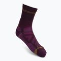Women's Smartwool Performance Hike Light Cushion Mid Crew trekking socks purple SW001572590