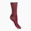 Women's Smartwool Hike Classic Edition Light Cushion Crew trekking socks red SW010293D421 3