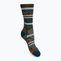 Smartwool Performance Hike Light Cushion Margarita Crew brown trekking socks SW001586D111