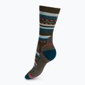 Smartwool Performance Hike Light Cushion Margarita Crew brown trekking socks SW001586D111 2