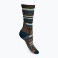 Smartwool Performance Hike Light Cushion Margarita Crew brown trekking socks SW001586D111 3