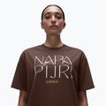 Napapijri women's S-Rhin brown hickory t-shirt 3