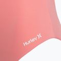 Women's Hurley O&O Solid Racerback Moderate One Piece swimsuit pacific pink 3