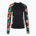 Hurley women's swimming longsleeve Fiji Fantasy Zip Front Rashguard black