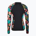 Hurley women's swimming longsleeve Fiji Fantasy Zip Front Rashguard black 2