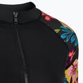 Hurley women's swimming longsleeve Fiji Fantasy Zip Front Rashguard black 3