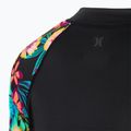 Hurley women's swimming longsleeve Fiji Fantasy Zip Front Rashguard black 4