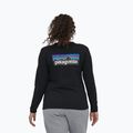 Women's longsleeve Patagonia P-6 Logo Responsibili-Tee black 2