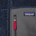 Men's fleece sweatshirt Patagonia Classic Retro-X new navy w/wax red 5