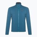 Men's Patagonia Thermal Airshed wavy blue hybrid jacket 3