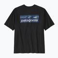 Men's Patagonia Boardshort Logo Pocket Responsibili ink black T-shirt 3