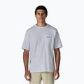 Men's Patagonia Boardshort Logo Pocket T-shirt Responsibili white