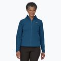 Women's softshell jacket Patagonia R1 CrossStrata Hoody lagom blue