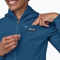 Women's softshell jacket Patagonia R1 CrossStrata Hoody lagom blue 7