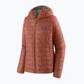 Women's insulated jacket Patagonia Nano Puff Hoody burl red 5