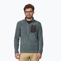 Men's fleece sweatshirt Patagonia R1 Air Zip Neck nouveau green