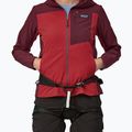 Women's softshell jacket Patagonia R1 CrossStrata Hoody touring red 8