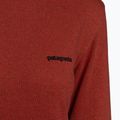 Women's trekking T-shirt Patagonia P-6 Logo Responsibili-Tee LS burl red 3