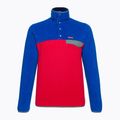 Men's Patagonia LW Synch Snap-T P/O touring red fleece sweatshirt 3