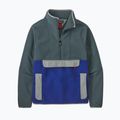 Patagonia Synch Anorak fleece sweatshirt passage blue 4