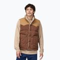 Men's vest Patagonia Reversible Bivy Down moose brown