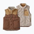 Men's vest Patagonia Reversible Bivy Down moose brown 8