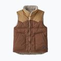 Men's vest Patagonia Reversible Bivy Down moose brown 9