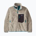Men's fleece sweatshirt Patagonia Classic Retro-X natural w/obsidian plum 8