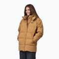 Women's Patagonia Cotton Down Parka nest brown