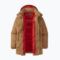 Women's Patagonia Cotton Down Parka nest brown 15