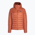 Women's down jacket Patagonia Down Sweater Hoody burl red