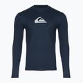 Children's Quiksilver Solid Streak navy blazer swim long sleeve top