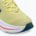 HOKA Bondi X men's running shoes white and yellow 1113512-WEPR 7