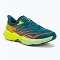 Men's running shoes HOKA Speedgoat 5 Wide blue coral/evening primorose