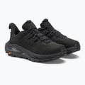Men's trekking boots HOKA Kaha 2 Low GTX black/black 4