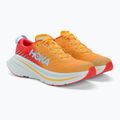 HOKA men's running shoes Bondi X fiesta/amber yellow 4