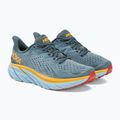HOKA men's running shoes Clifton 8 light grey 1119393-GBMS 5