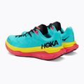 HOKA Tecton X men's running shoes scuba blue/diva pink 3