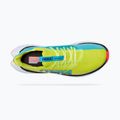 HOKA women's running shoes Carbon X 3 evening primrose/scuba blue 11