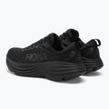 Men's running shoes HOKA Bondi 8 black/black 4