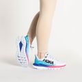 Women's running shoes HOKA Mach 5 white/scuba blue 2