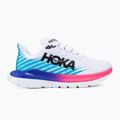 Women's running shoes HOKA Mach 5 white/scuba blue 3